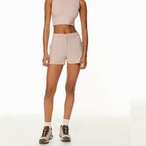 Aritzia TNA TNAction high rise Quad hiking shorts, Sz. 12, Black, NWT